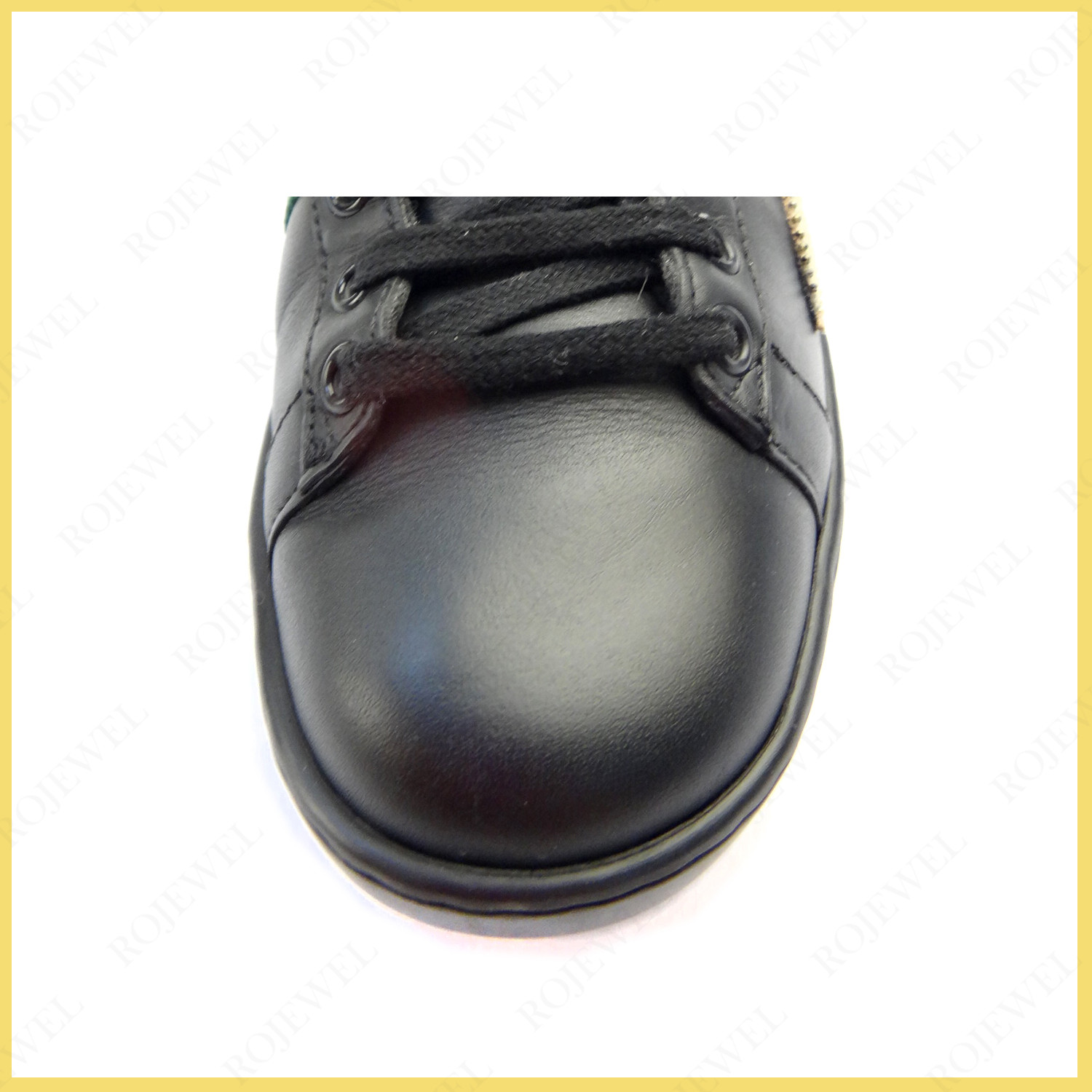 古馳（Gucci）鞋子補(bǔ)色補(bǔ)傷前后對比