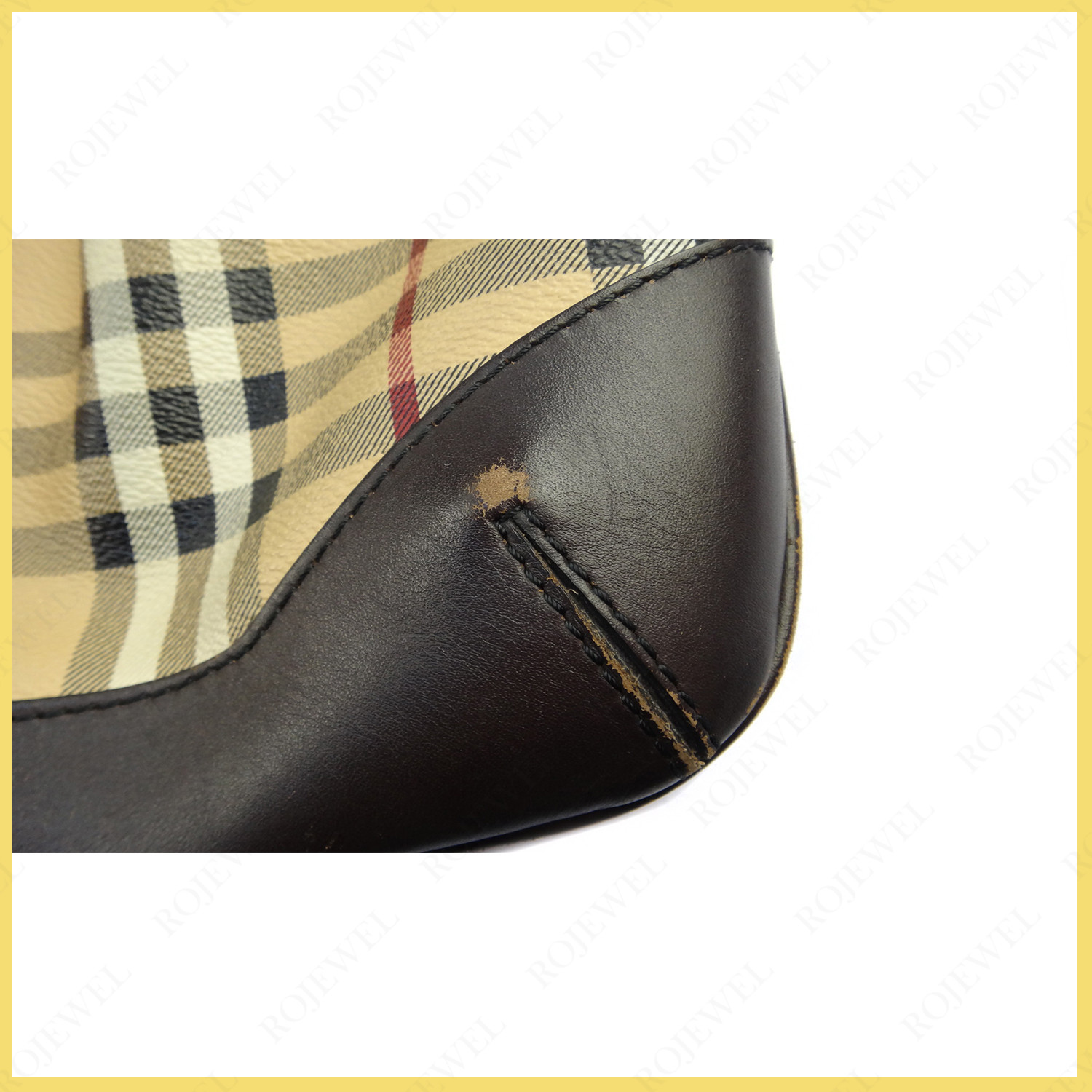 巴寶莉（Burberry）包包清潔補(bǔ)色補(bǔ)強(qiáng)前后對(duì)比