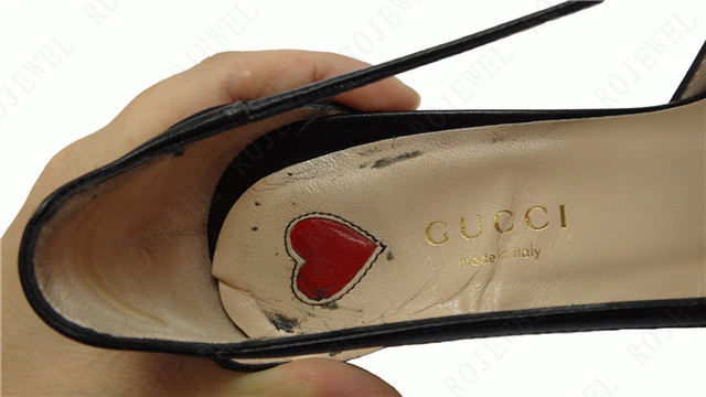 古馳（Gucci）女鞋鞋墊粘合修復(fù)前后對(duì)比