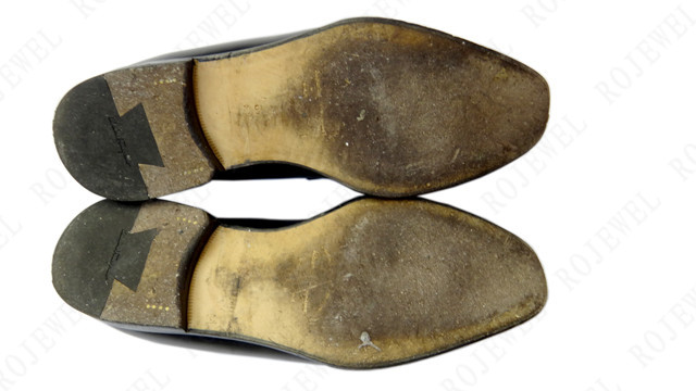 菲拉格慕（Ferragamo）鞋子前掌覆底前后對(duì)比