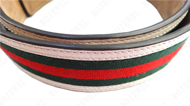 古馳（Gucci）皮帶開膠粘合修復(fù)前后對比