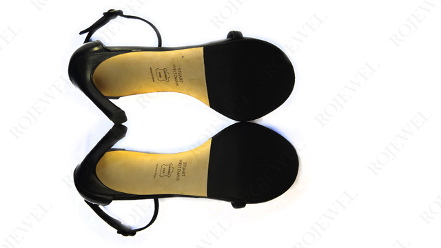 斯圖爾特·韋茨曼 (Stuart Weitzman)鞋子前腳掌覆底補(bǔ)色補(bǔ)傷前后對比